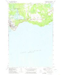 Download a high-resolution, GPS-compatible USGS topo map for Manistique East, MI (1975 edition)