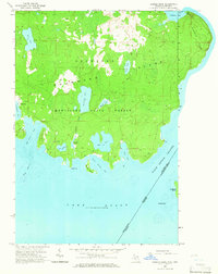 Download a high-resolution, GPS-compatible USGS topo map for Marble Head, MI (1965 edition)