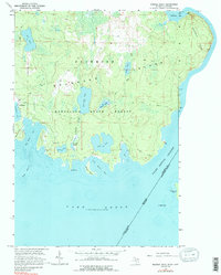 Download a high-resolution, GPS-compatible USGS topo map for Marble Head, MI (1988 edition)