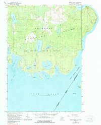 Download a high-resolution, GPS-compatible USGS topo map for Marble Head, MI (1988 edition)
