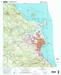 Download a high-resolution, GPS-compatible USGS topo map for Marquette, MI (1984 edition)