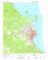 Download a high-resolution, GPS-compatible USGS topo map for Marquette, MI (1977 edition)