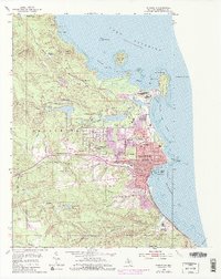 Download a high-resolution, GPS-compatible USGS topo map for Marquette, MI (1984 edition)