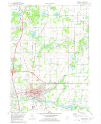 Download a high-resolution, GPS-compatible USGS topo map for Marshall, MI (1980 edition)