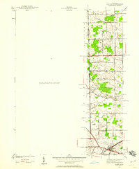 Download a high-resolution, GPS-compatible USGS topo map for Maybee, MI (1940 edition)