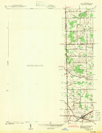 Download a high-resolution, GPS-compatible USGS topo map for Maybee, MI (1942 edition)