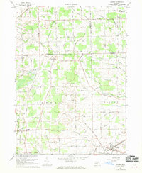 Download a high-resolution, GPS-compatible USGS topo map for Maybee, MI (1969 edition)