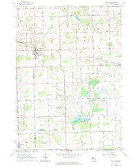 Download a high-resolution, GPS-compatible USGS topo map for Mayville, MI (1964 edition)