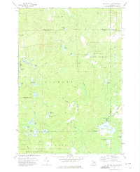 preview thumbnail of historical topo map of Oscoda County, MI in 1972