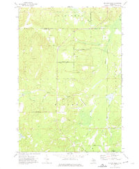 preview thumbnail of historical topo map of Alcona County, MI in 1972