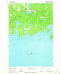 Download a high-resolution, GPS-compatible USGS topo map for Meade Island, MI (1966 edition)