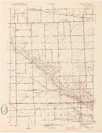 Download a high-resolution, GPS-compatible USGS topo map for Memphis, MI (1944 edition)