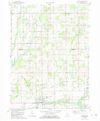 Download a high-resolution, GPS-compatible USGS topo map for Mendon, MI (1982 edition)