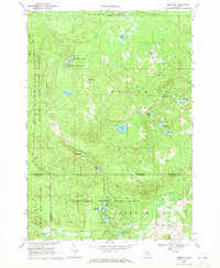 Download a high-resolution, GPS-compatible USGS topo map for Meredith, MI (1971 edition)