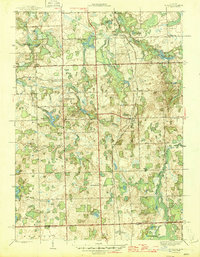 preview thumbnail of historical topo map of Metamora, MI in 1946