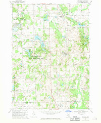 Download a high-resolution, GPS-compatible USGS topo map for Metamora, MI (1970 edition)