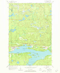 Download a high-resolution, GPS-compatible USGS topo map for Michigamme, MI (1972 edition)