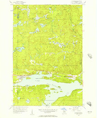 Download a high-resolution, GPS-compatible USGS topo map for Michigamme, MI (1957 edition)