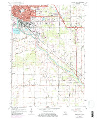 Download a high-resolution, GPS-compatible USGS topo map for Midland South, MI (1982 edition)