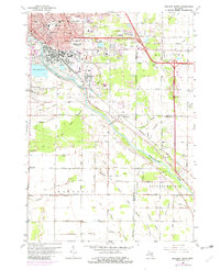 preview thumbnail of historical topo map of Midland County, MI in 1962