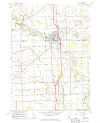 Download a high-resolution, GPS-compatible USGS topo map for Milan, MI (1970 edition)