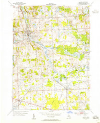 Download a high-resolution, GPS-compatible USGS topo map for Milford, MI (1955 edition)