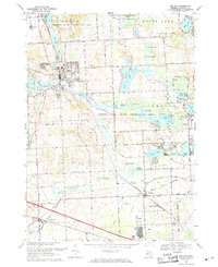 Download a high-resolution, GPS-compatible USGS topo map for Milford, MI (1971 edition)