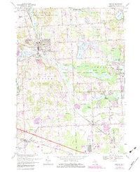 Download a high-resolution, GPS-compatible USGS topo map for Milford, MI (1984 edition)