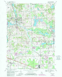 Download a high-resolution, GPS-compatible USGS topo map for Milford, MI (1989 edition)
