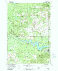 Download a high-resolution, GPS-compatible USGS topo map for Mio, MI (1989 edition)