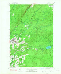 1946 Map of Mohawk, MI, 1967 Print
