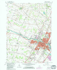 Download a high-resolution, GPS-compatible USGS topo map for Monroe, MI (1979 edition)