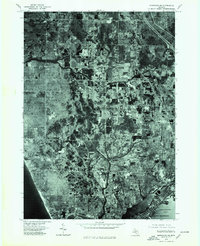 1976 Map of Montague SE, 1979 Print