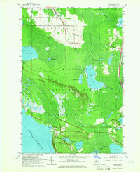 Download a high-resolution, GPS-compatible USGS topo map for Moran, MI (1966 edition)
