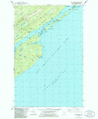 Download a high-resolution, GPS-compatible USGS topo map for Mott Island, MI (1986 edition)