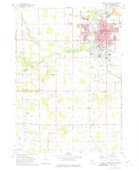 Download a high-resolution, GPS-compatible USGS topo map for Mount Pleasant, MI (1976 edition)
