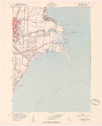 preview thumbnail of historical topo map of Macomb County, MI in 1952