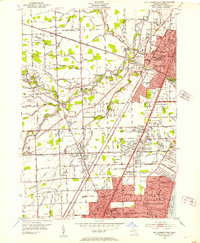 Download a high-resolution, GPS-compatible USGS topo map for Mt Clemens West, MI (1953 edition)