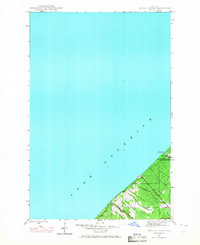 Download a high-resolution, GPS-compatible USGS topo map for Muggun Creek, MI (1967 edition)