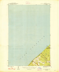 Download a high-resolution, GPS-compatible USGS topo map for Muggun Creek, MI (1948 edition)