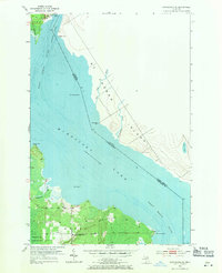 Download a high-resolution, GPS-compatible USGS topo map for Munuscong NE, MI (1971 edition)
