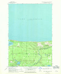 Download a high-resolution, GPS-compatible USGS topo map for Muskallonge Lake East, MI (1970 edition)