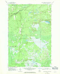 Download a high-resolution, GPS-compatible USGS topo map for Muskallonge Lake SE, MI (1970 edition)
