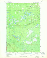 preview thumbnail of historical topo map of Luce County, MI in 1968