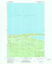 Download a high-resolution, GPS-compatible USGS topo map for Muskallonge Lake West, MI (1982 edition)