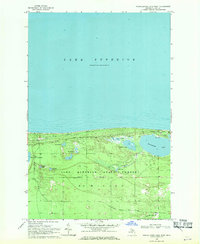 Download a high-resolution, GPS-compatible USGS topo map for Muskallonge Lake West, MI (1970 edition)