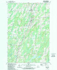 Download a high-resolution, GPS-compatible USGS topo map for Nadeau, MI (1989 edition)