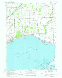 Download a high-resolution, GPS-compatible USGS topo map for New Baltimore, MI (1974 edition)