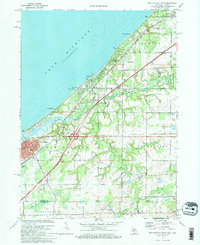 Download a high-resolution, GPS-compatible USGS topo map for New Buffalo East, MI (1973 edition)