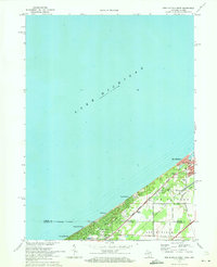 Download a high-resolution, GPS-compatible USGS topo map for New Buffalo West, MI (1973 edition)
